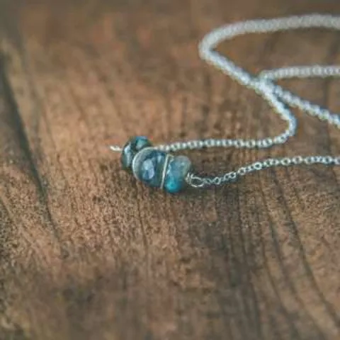 Centered: Labradorite Necklace