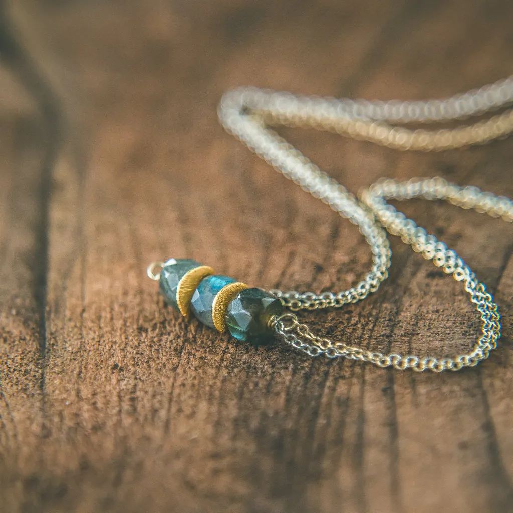 Centered: Labradorite Necklace