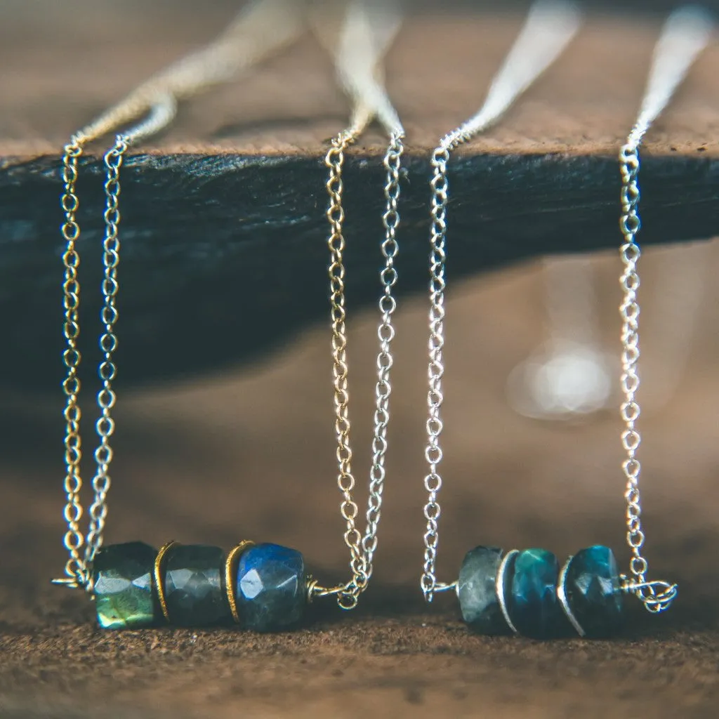 Centered: Labradorite Necklace