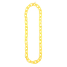 Chain Long Necklace - Yellow