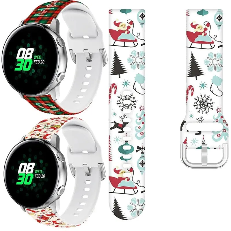 Christmas Watch Straps compatible with the Kogan Active  Smart Watch