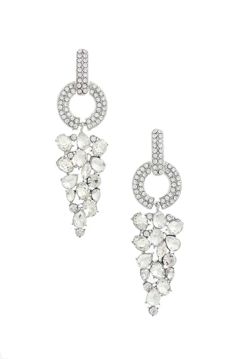 Circle Rhinestone Earring