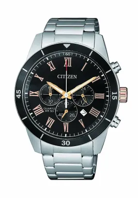 Citizen Grey Silver Watch AN8168-51H