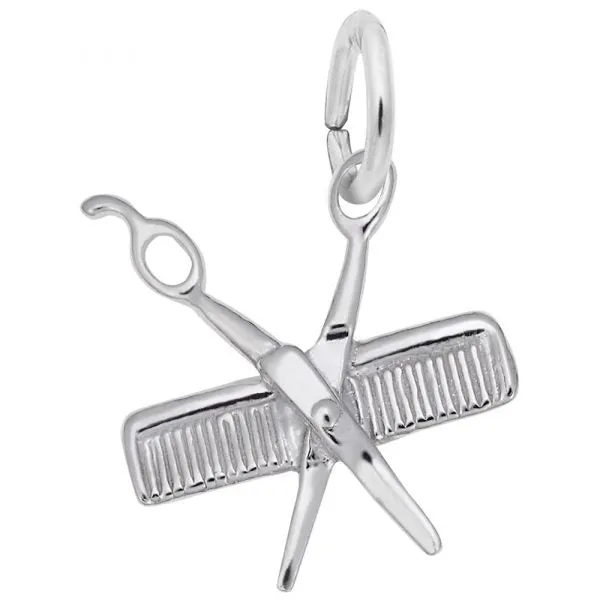 Comb & Scissors Charm