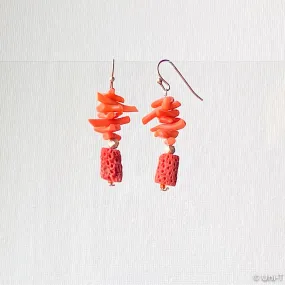 Coral Earrings