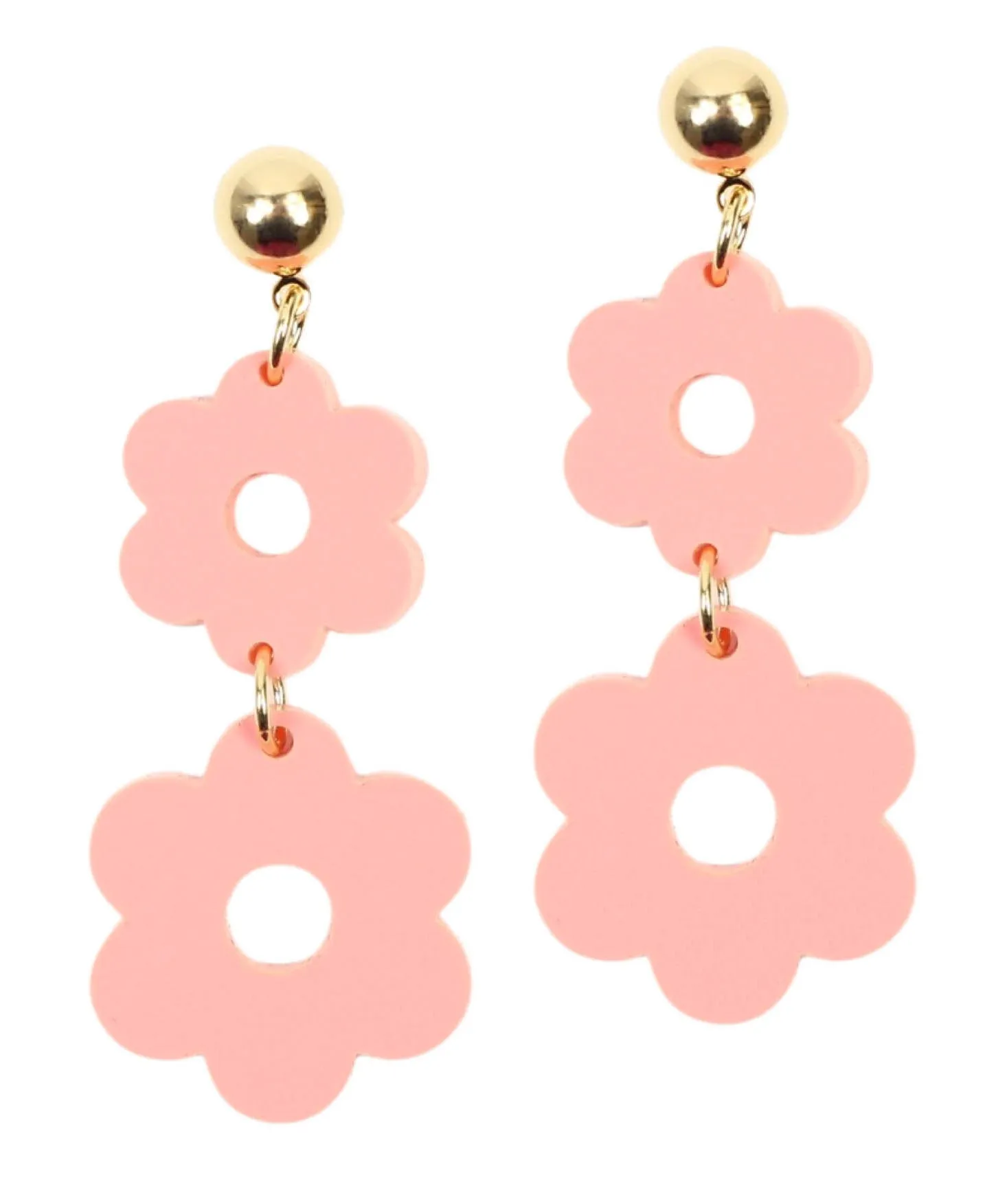 Coral Flower Earring