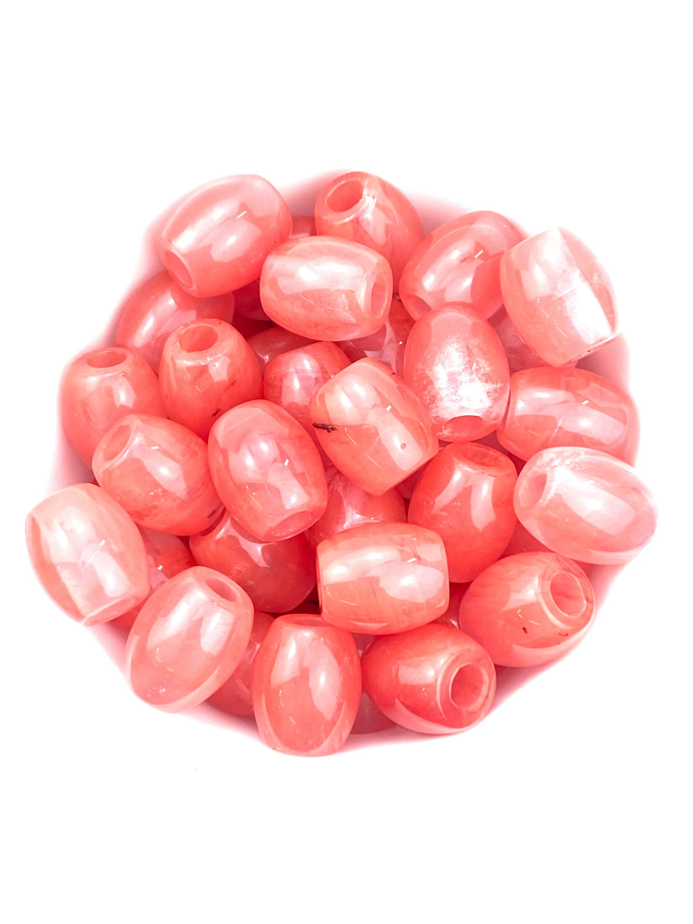 Coral Jade Beads , Sku#JP06