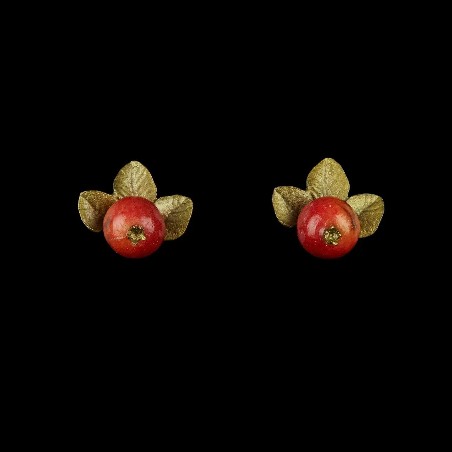 Crab Apple Earring - Button Post