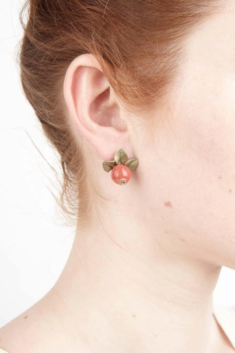 Crab Apple Earring - Button Post