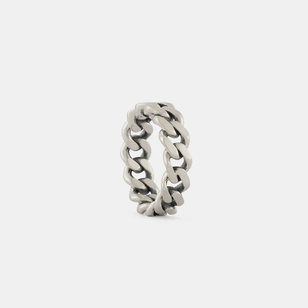 Cuban Link Ring | Silver