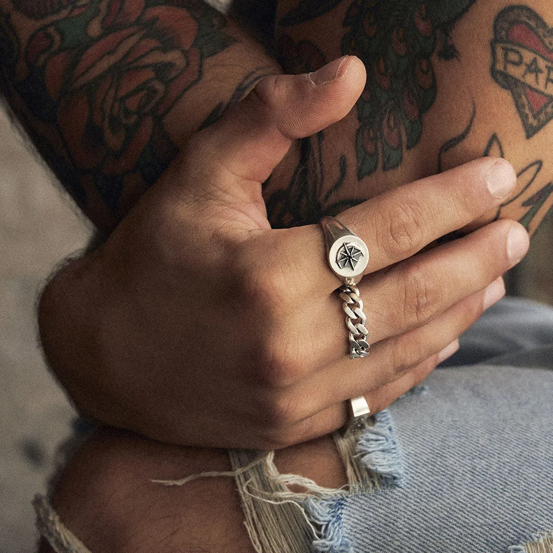 Cuban Link Ring | Silver