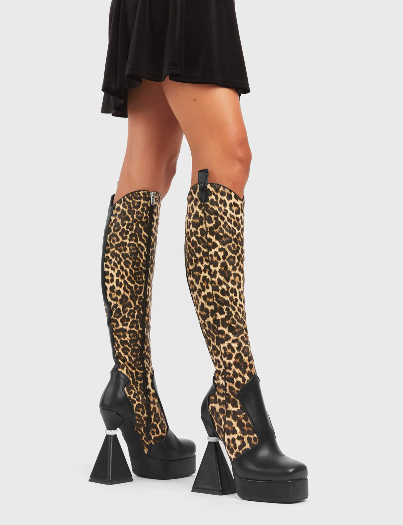 Curious Platform Knee High Boots