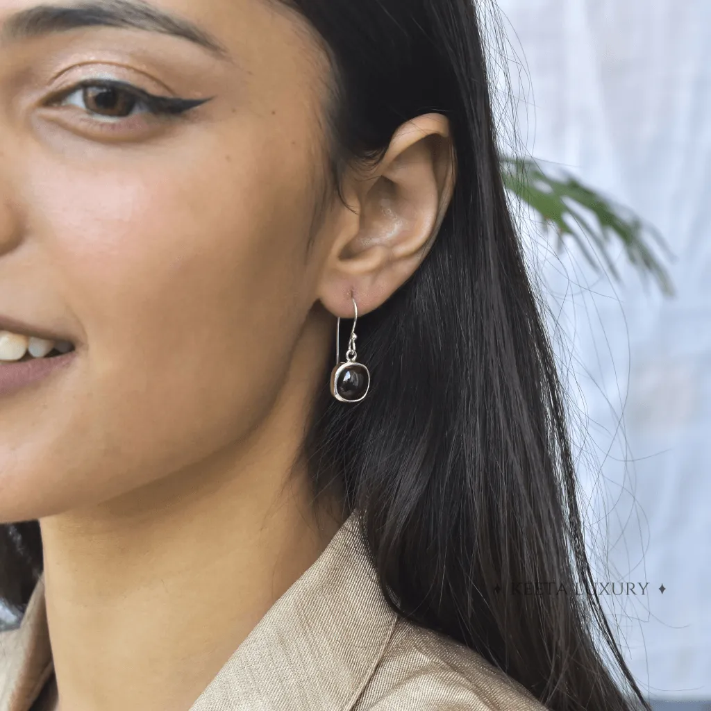 Cushion Conquer - Amethyst Earrings