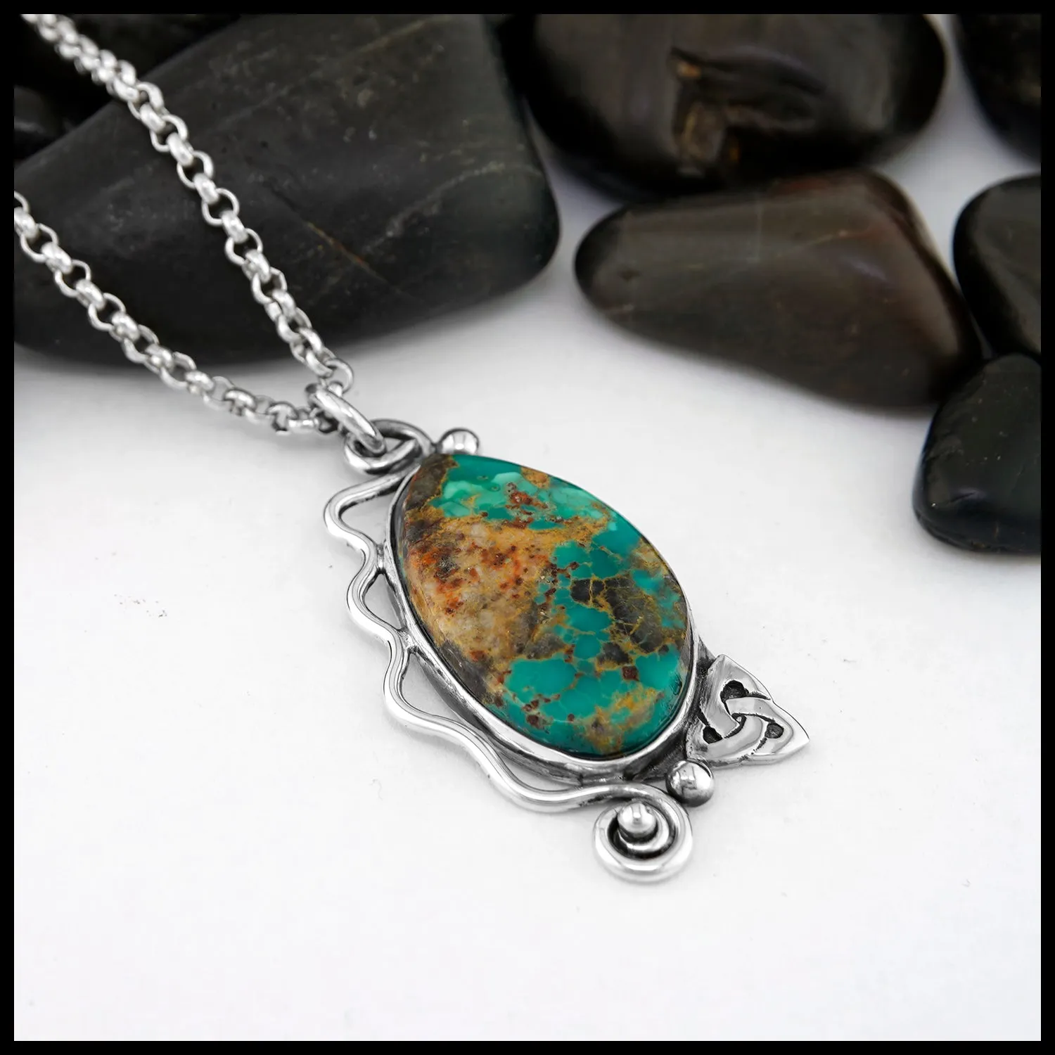 Custom Turquoise Pendant