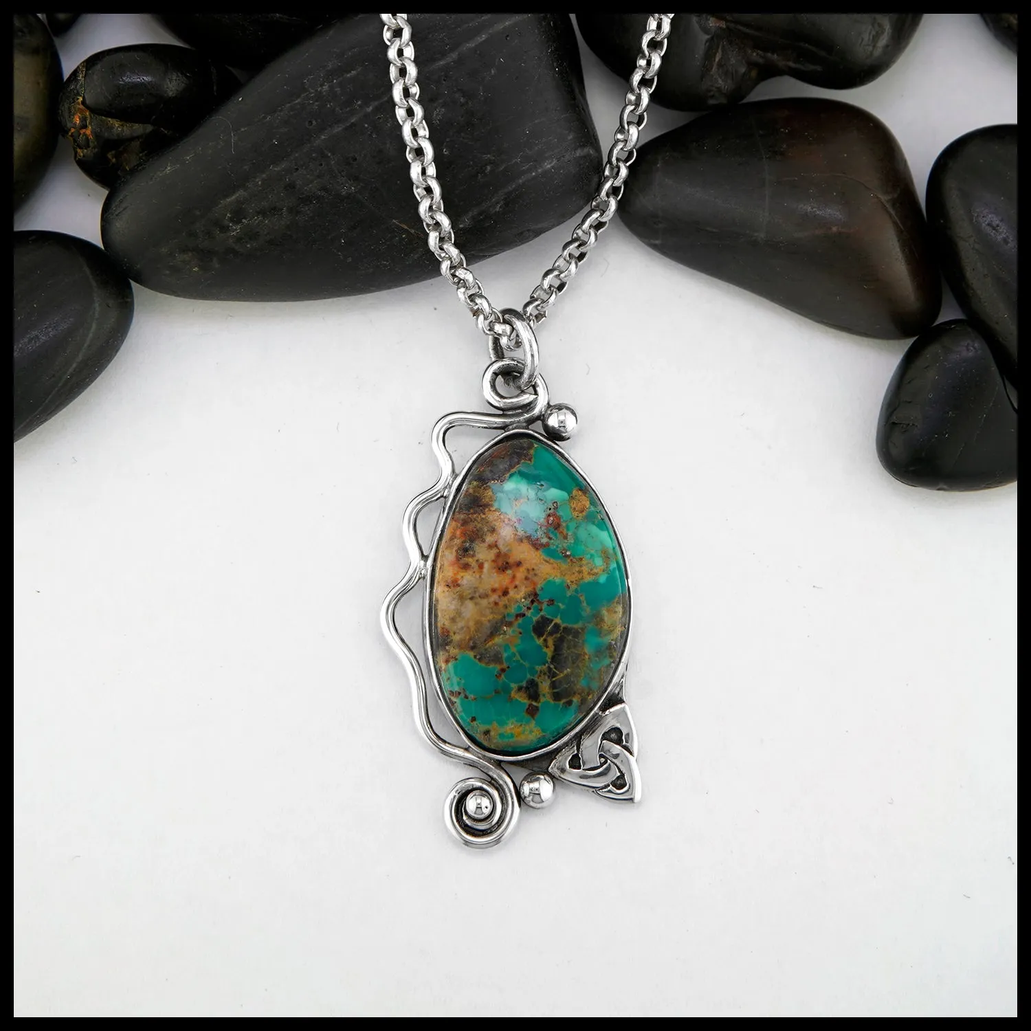 Custom Turquoise Pendant