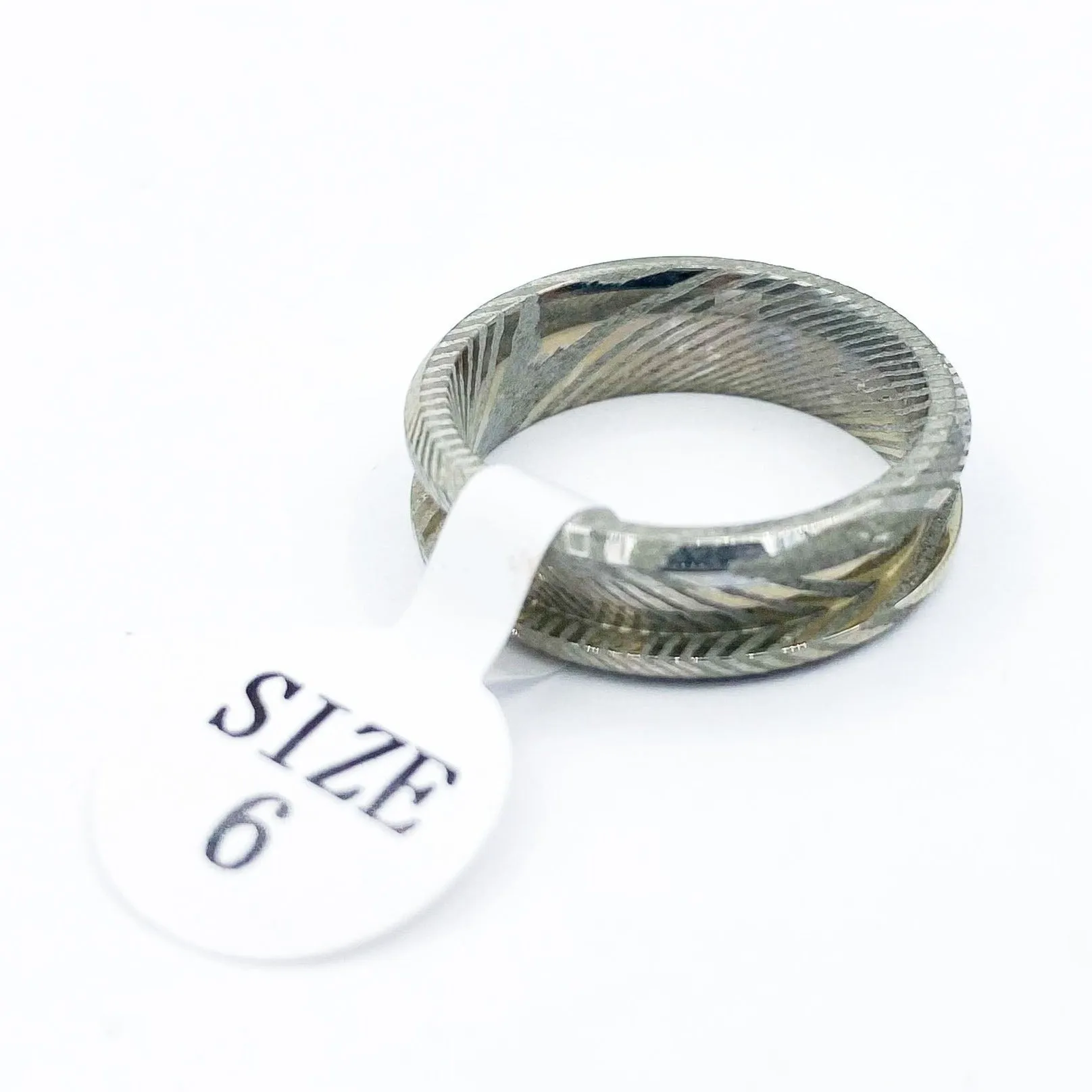 Damascus Steel Ring Blank