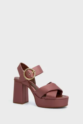 Dark Pink Lyna Heels