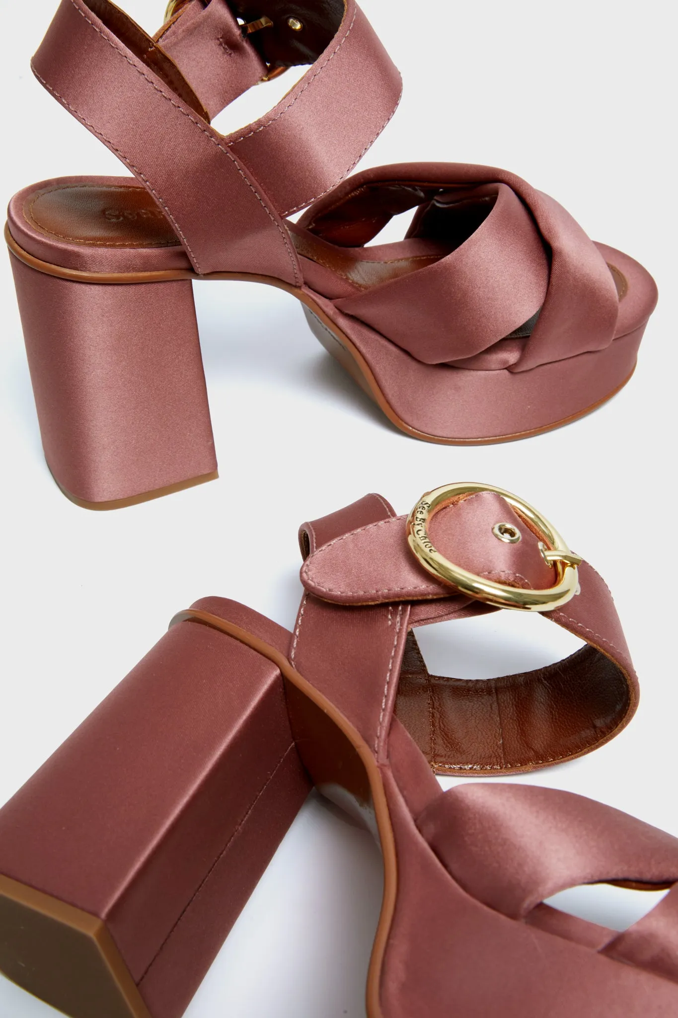 Dark Pink Lyna Heels