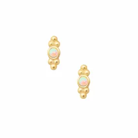 Daylight Opal Stud Earrings