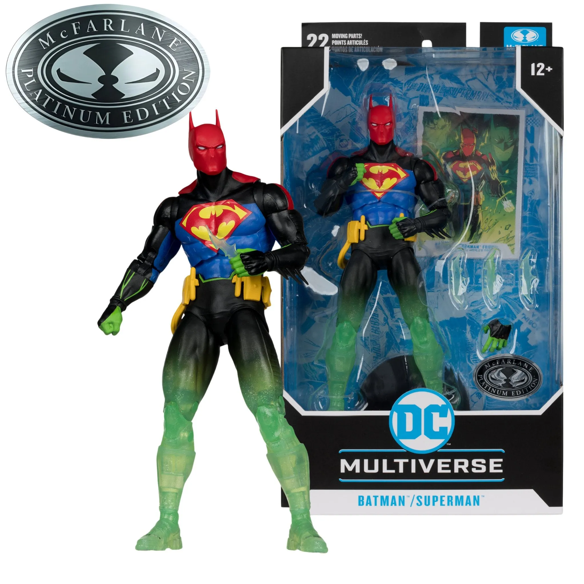 DC Multiverse Platinum Label Batman/Superman: World's Finest Fusion