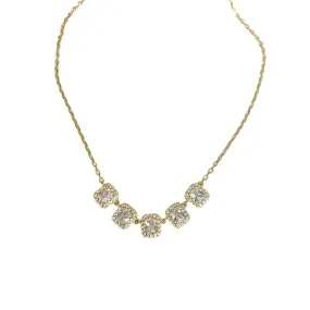 Delicate CZ Baguette Necklace