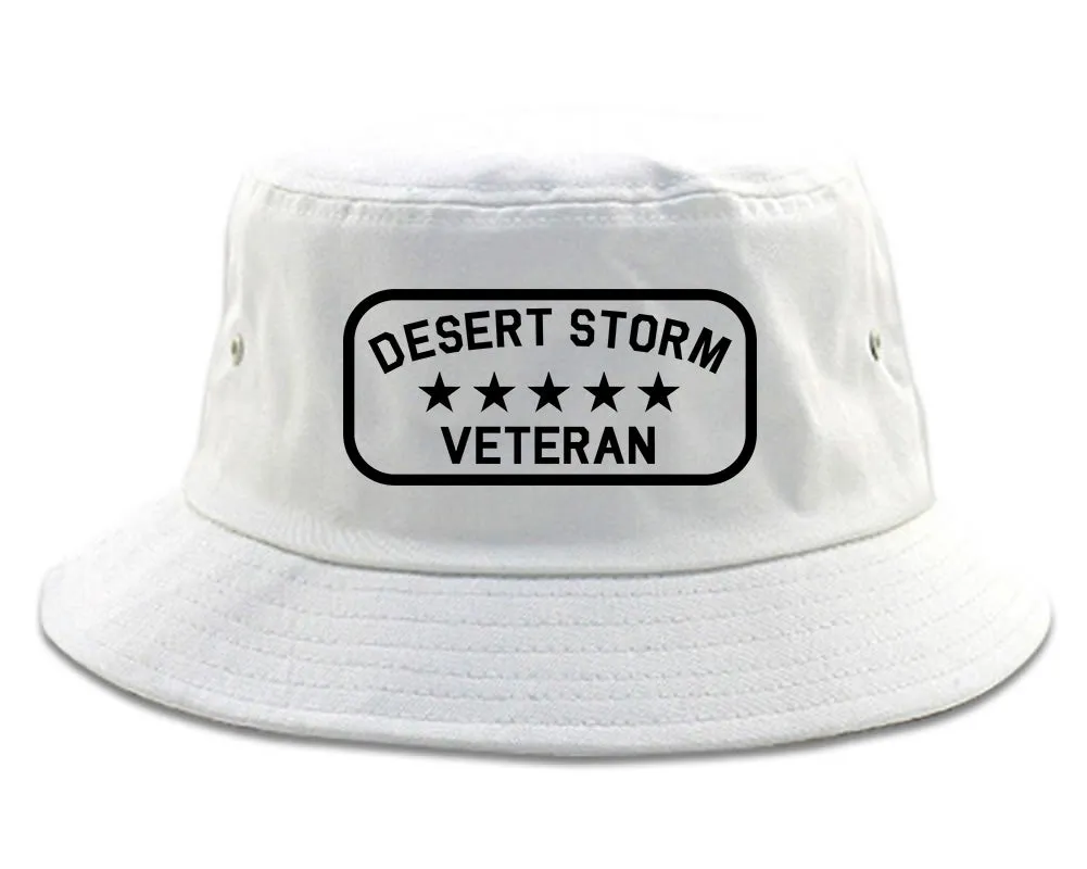 Desert Storm Veteran Mens Bucket Hat