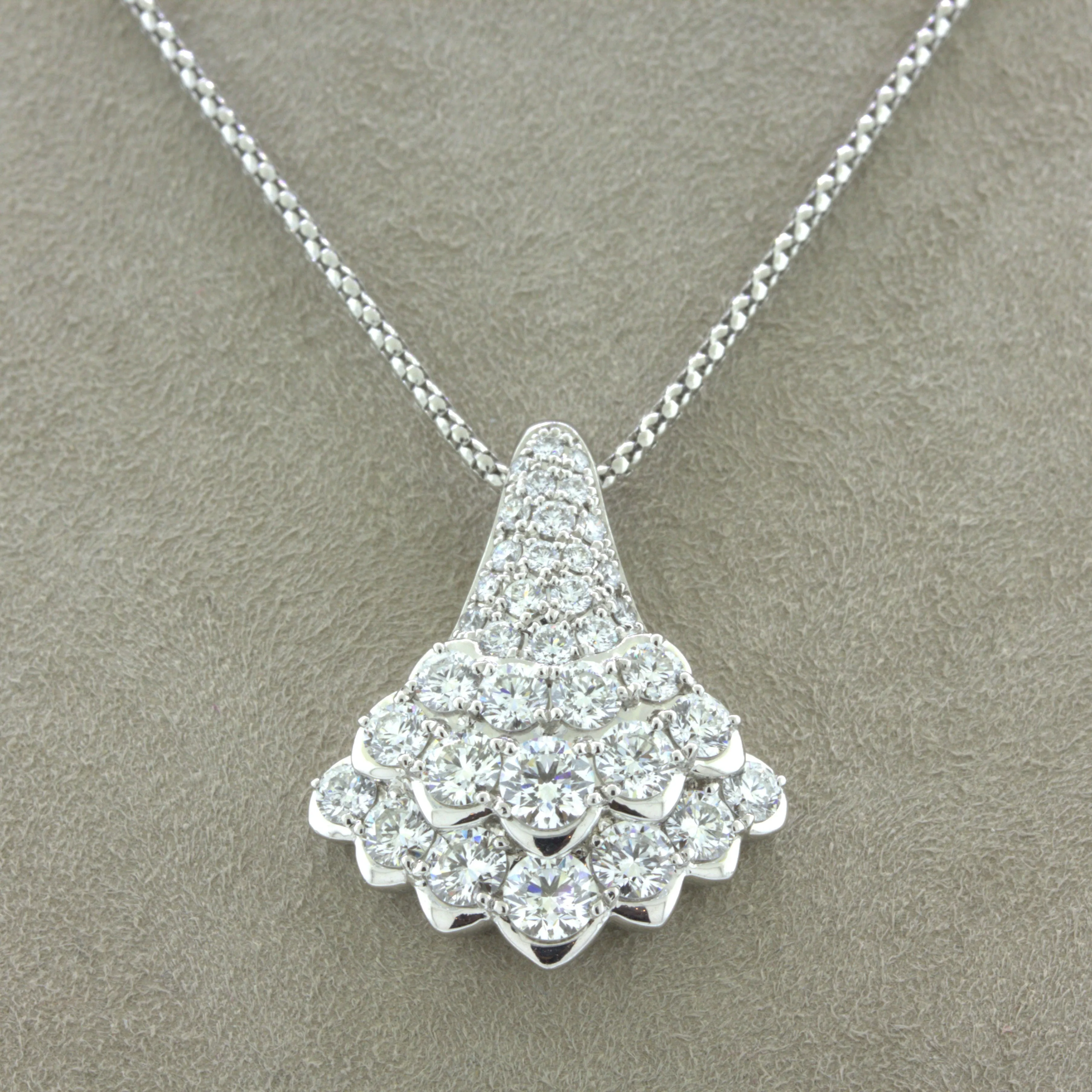 Diamond Platinum Pendant