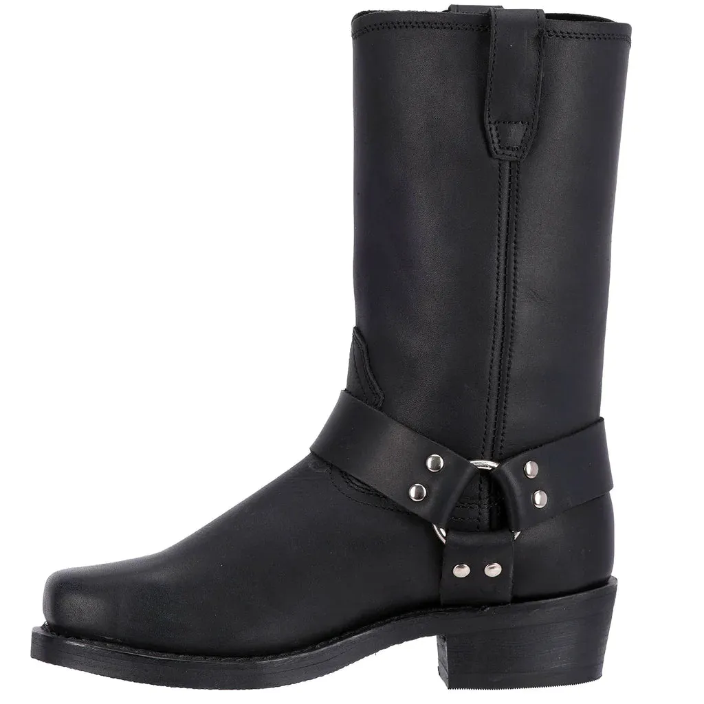 Dingo Men's Dean Leather Black Harness Boot | Di19057