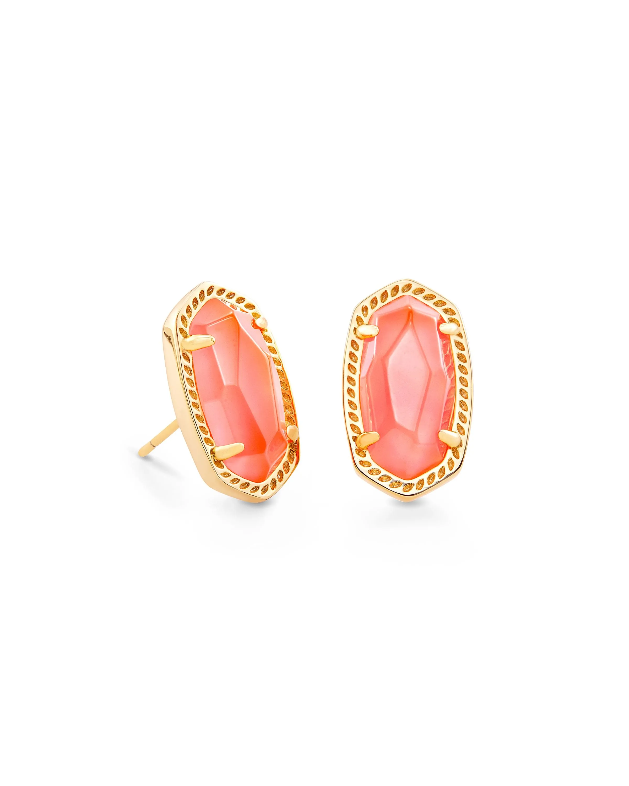 Ellie Earring Gold - Coral Illusion