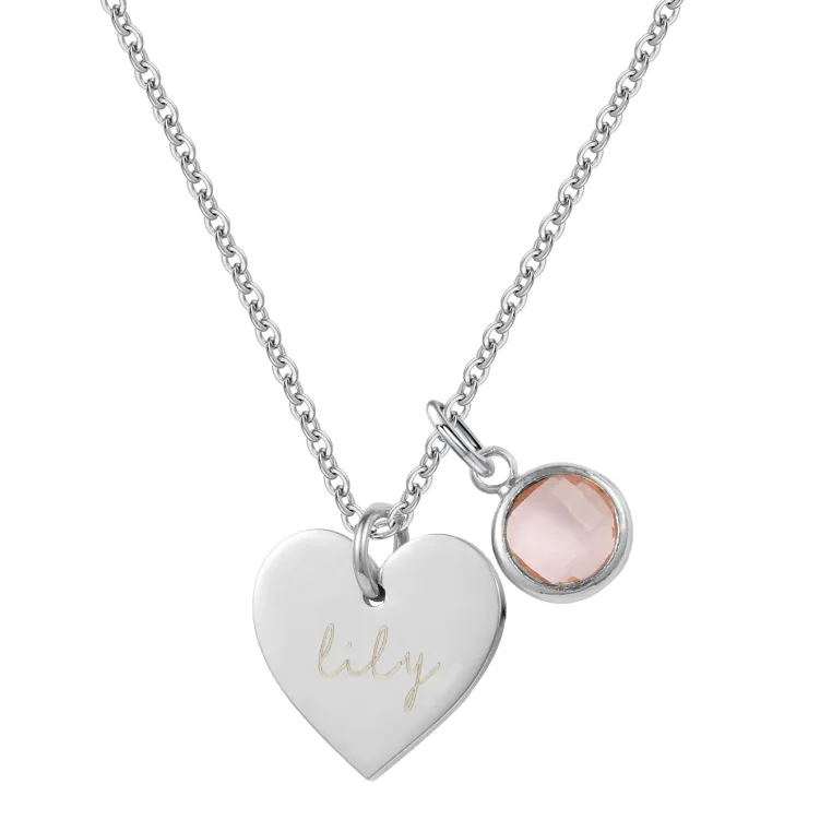 Elma Heart Personalised Necklace