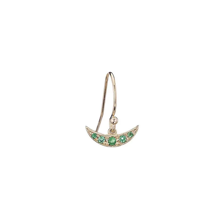 Emerald Balance Earring (Single) (ready to ship option)*