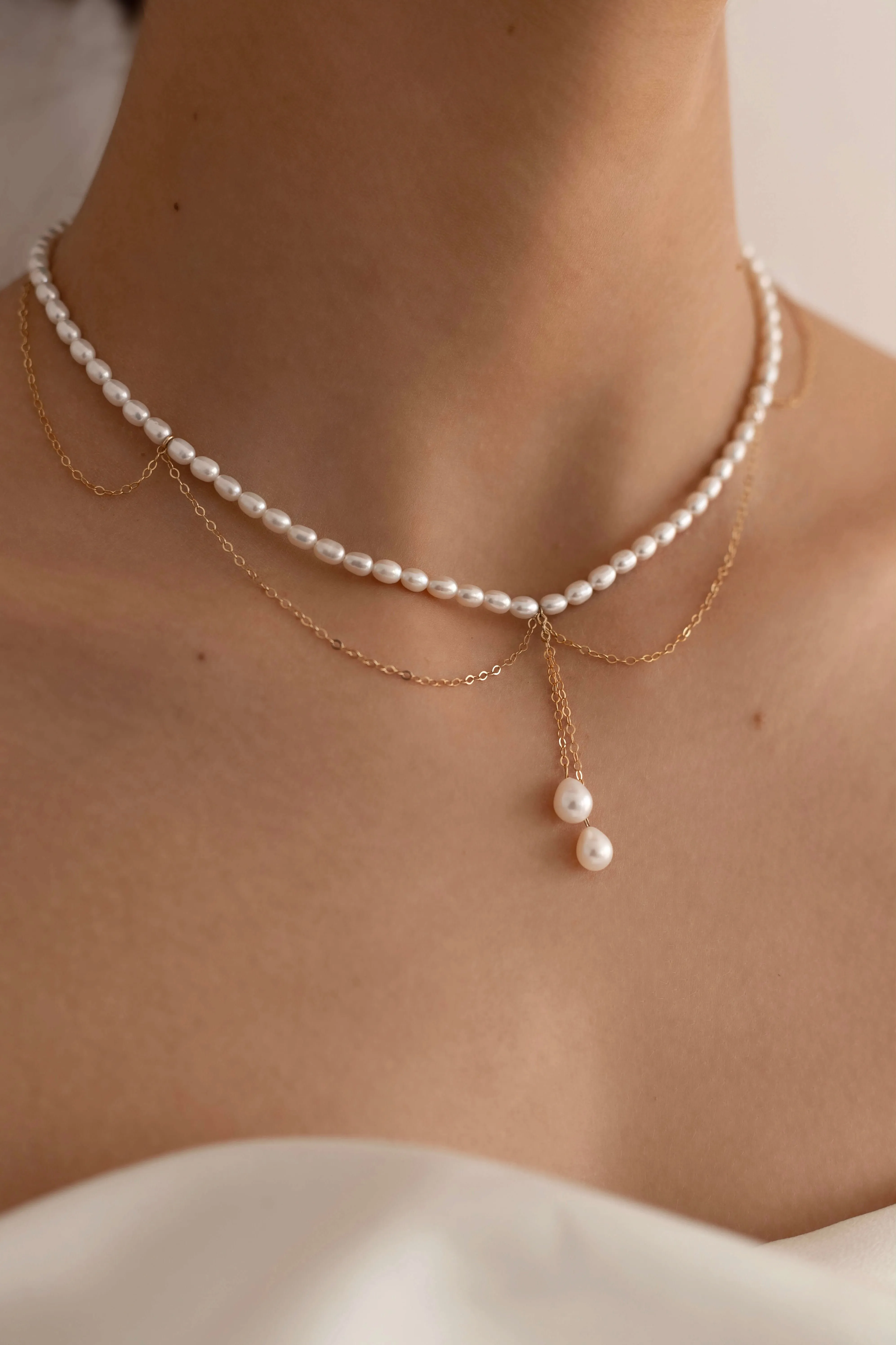 Evangeline Pearl Necklace