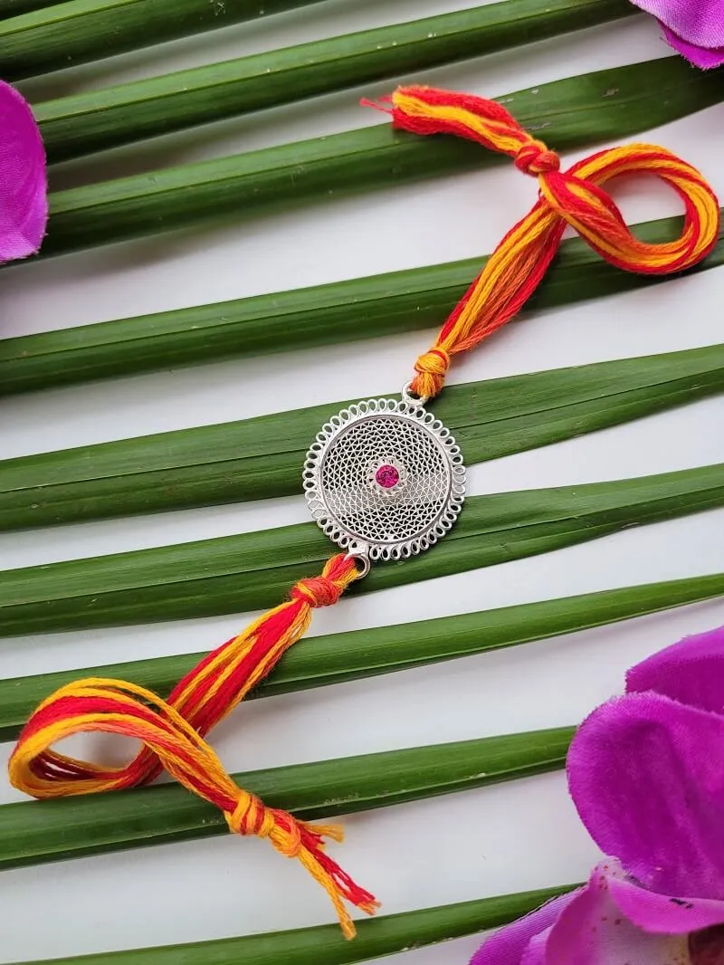 Everlasting glory - Silver Rakhi