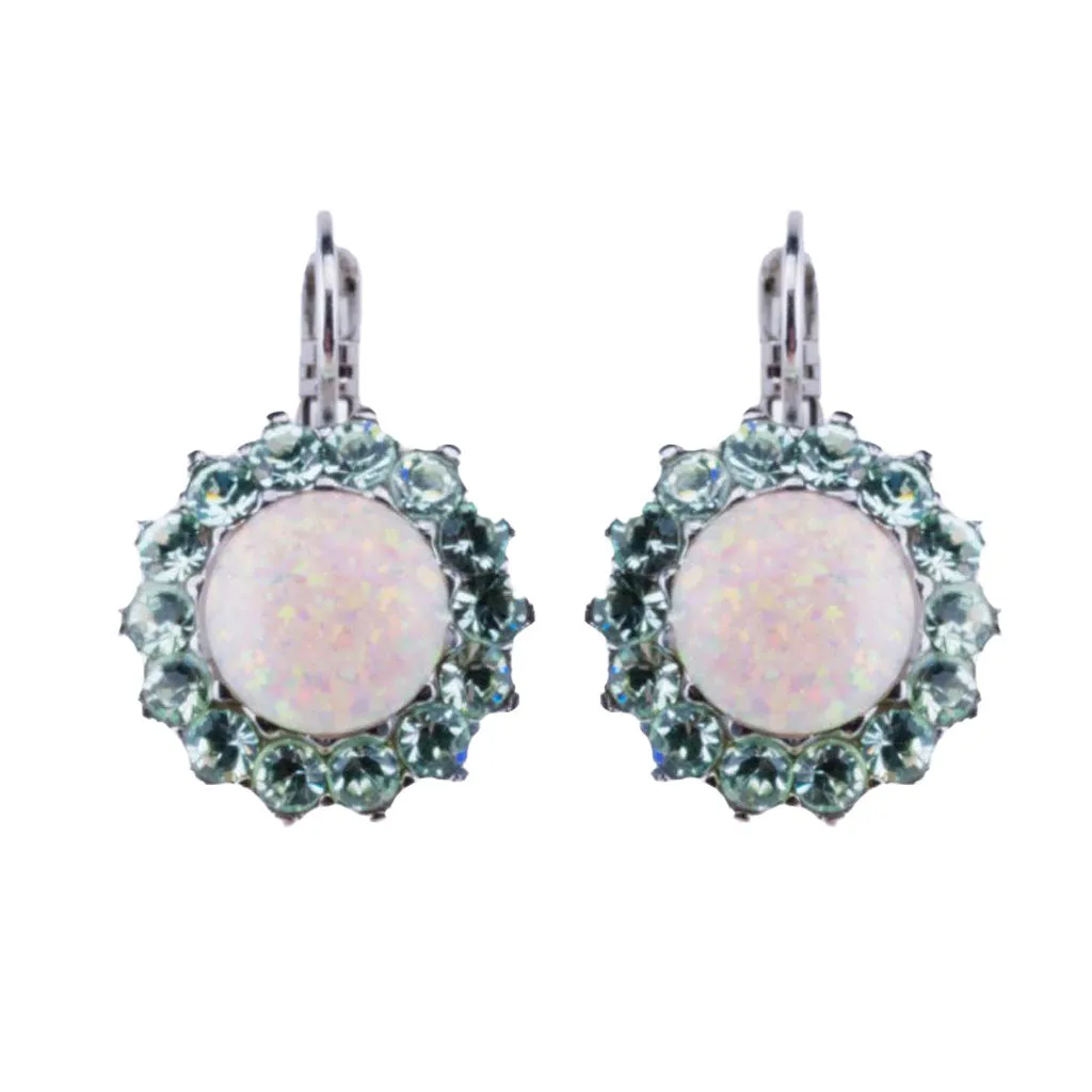 Extra Luxurious Rosette Leverback Earrings in "Enchanted" *Custom*