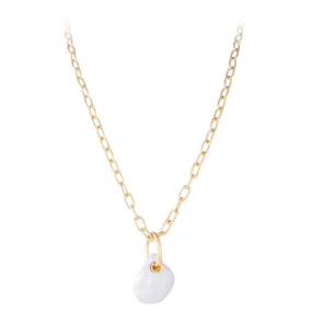 Fairley Valencia Pearl Necklace - Gold