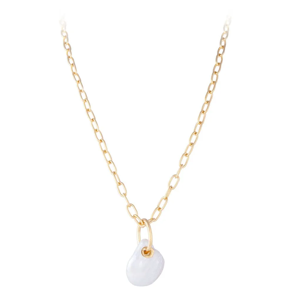 Fairley Valencia Pearl Necklace - Gold