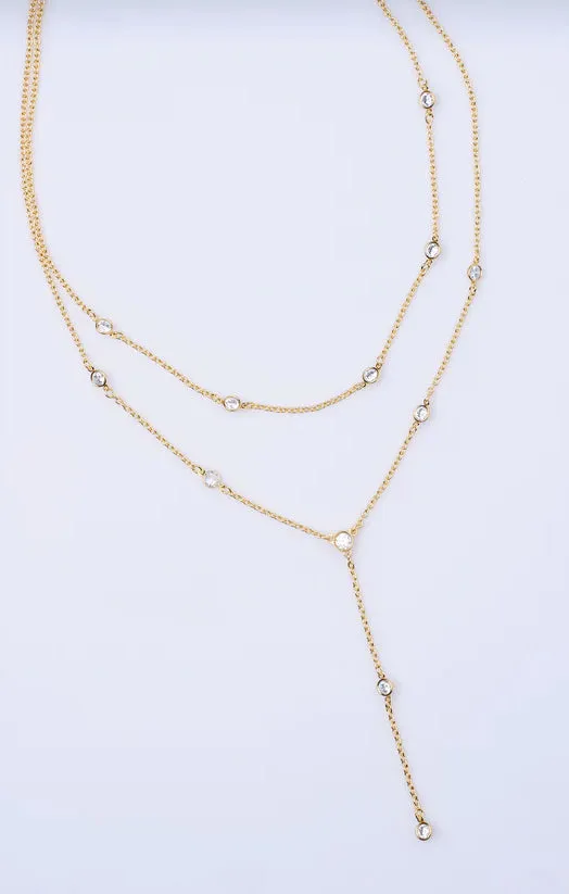 Faithy Jewels Elle Necklace ~ 18K Gold Plated