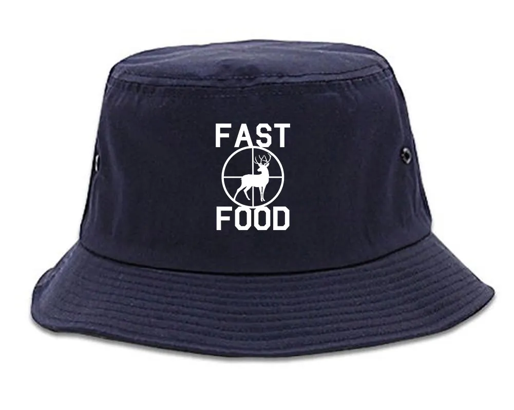 Fast Food Deer Hunting Mens Bucket Hat