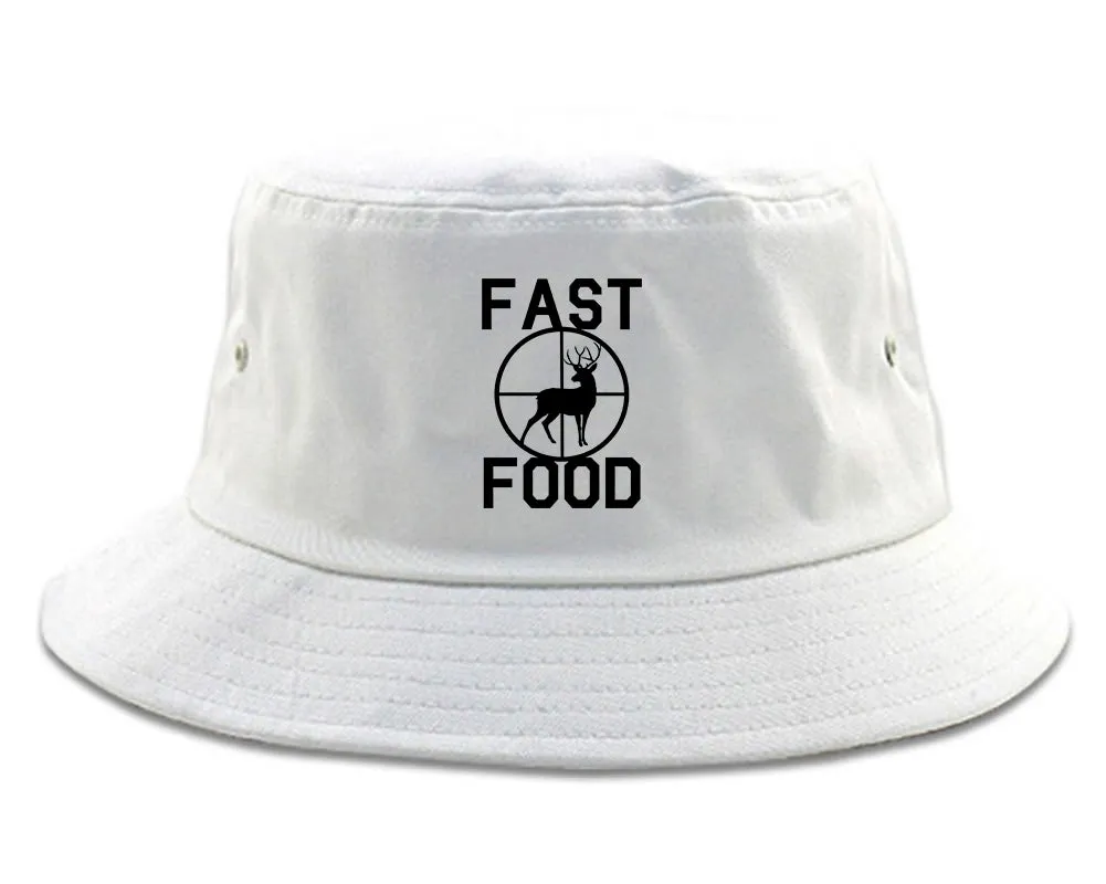 Fast Food Deer Hunting Mens Bucket Hat