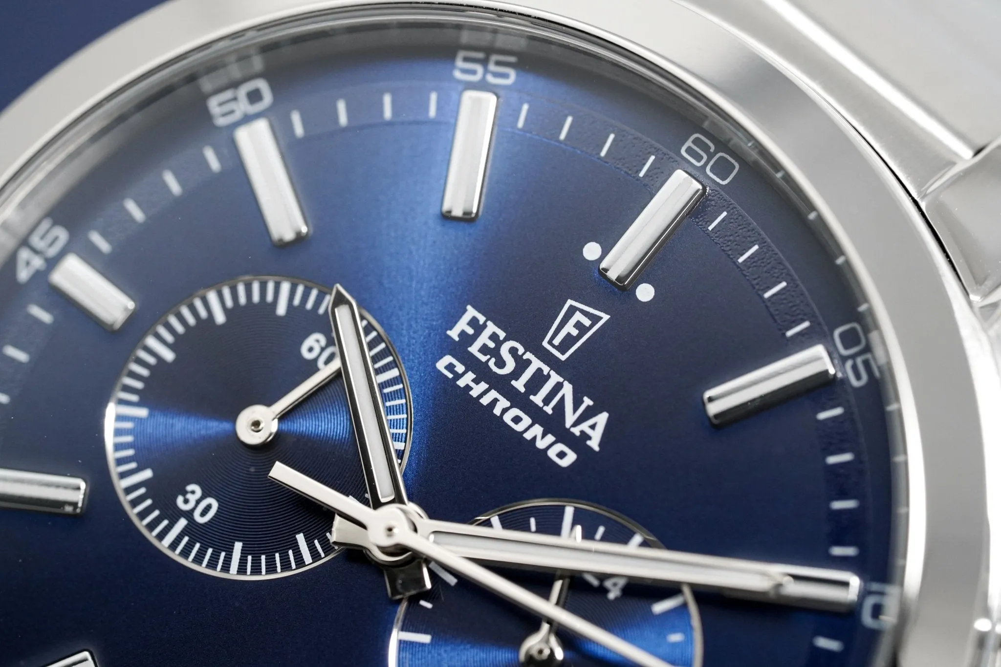 Festina Watch Blue Chrono Stainless Steel F16826-B