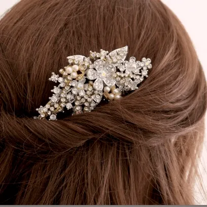 Flower Bouquet Hair Comb, Nazia