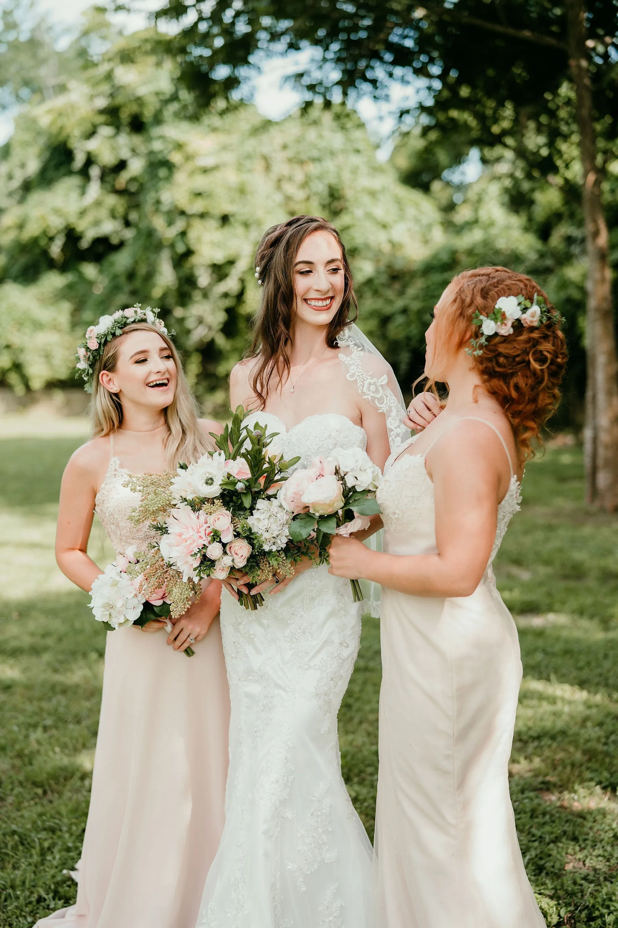 Flowery Bridal Hair Comb