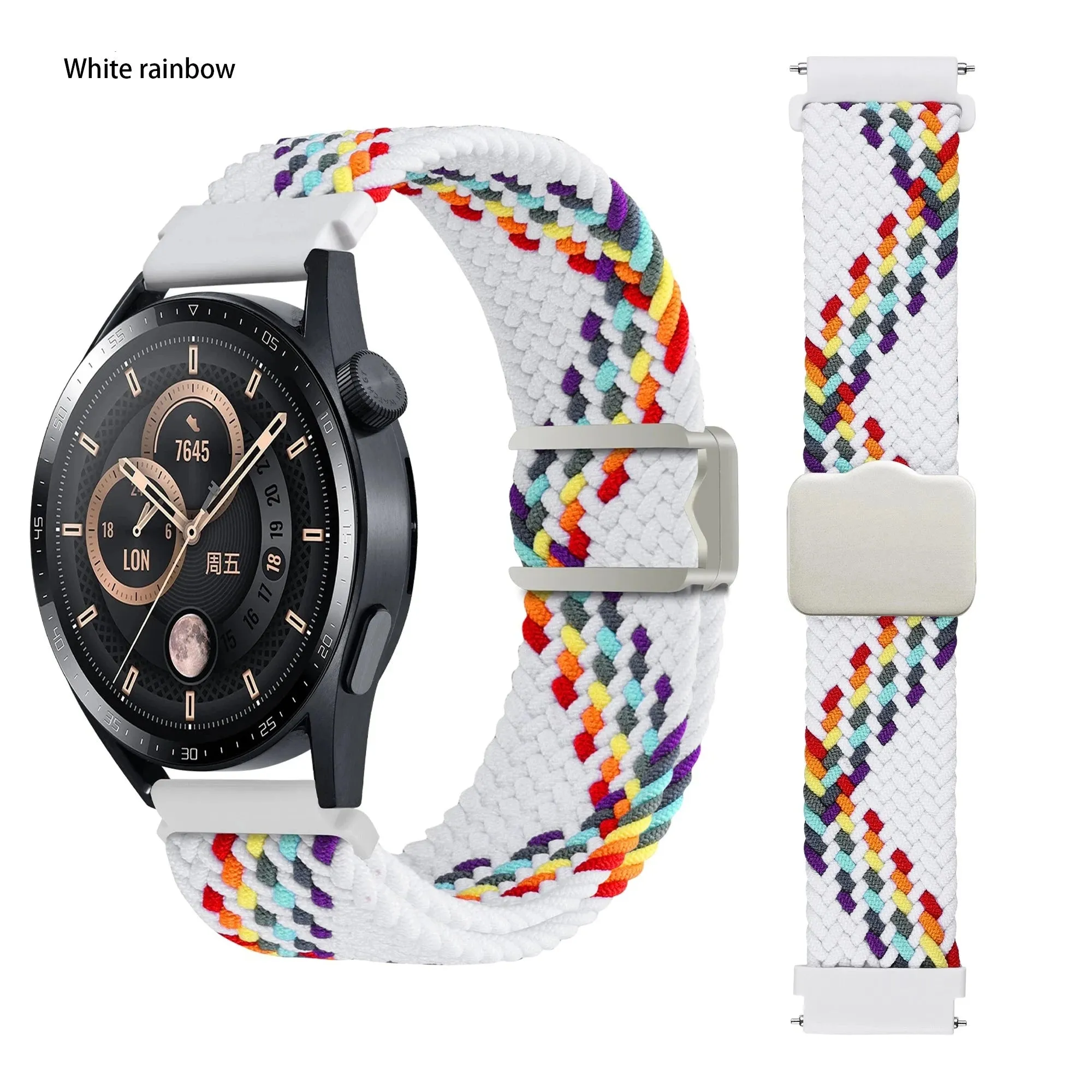 For Samsung Galaxy Active 2 40mm Smart Watch Band Silicone 18mm 20mm 22mm Sport Bracelet For Galaxy Watch 3 41mm/Gear S2 Strap