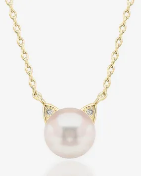 Freshwater Cultured Cat Pearl Necklace