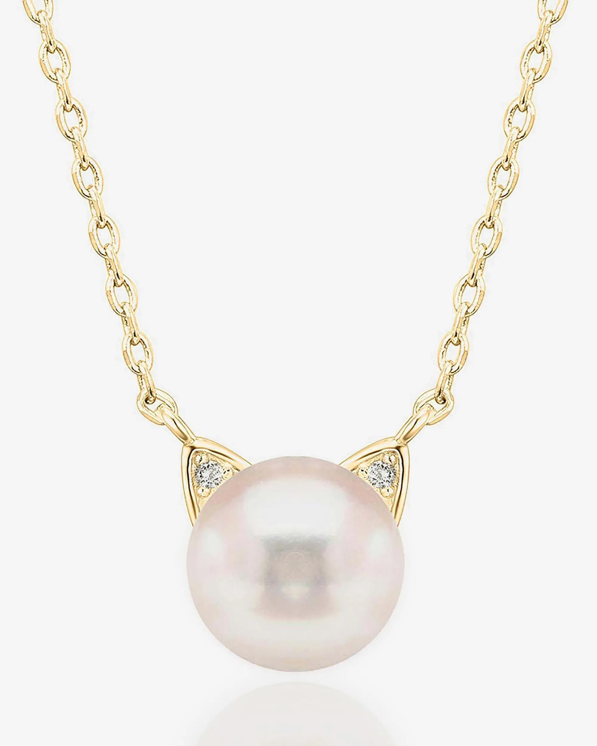 Freshwater Cultured Cat Pearl Necklace