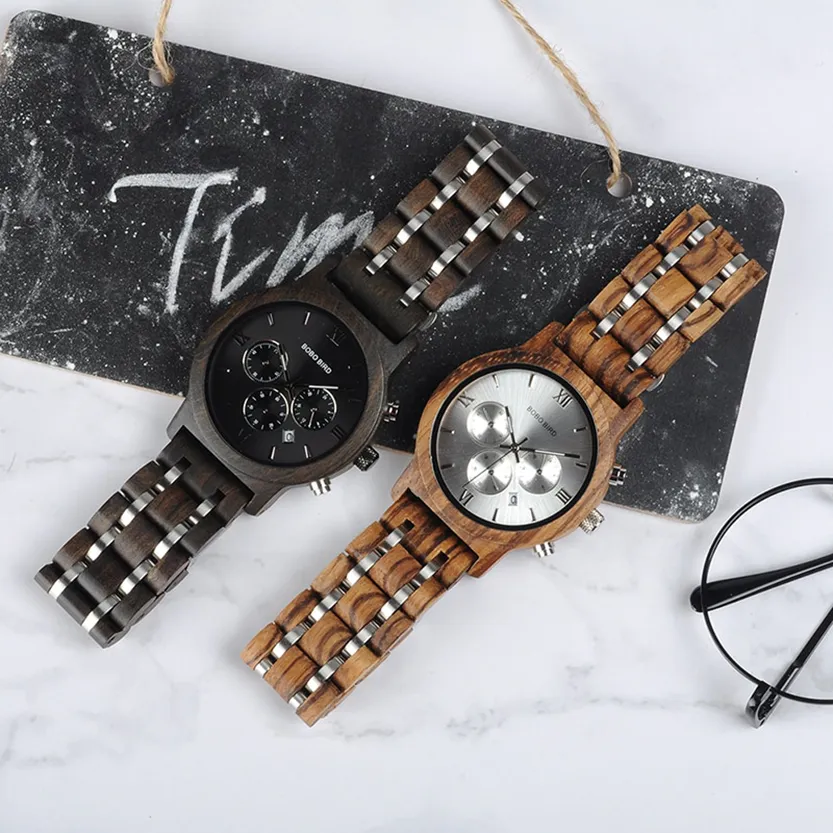 Funki Buys | Watches | Men's Luxury Wood Watch Gift Box Set