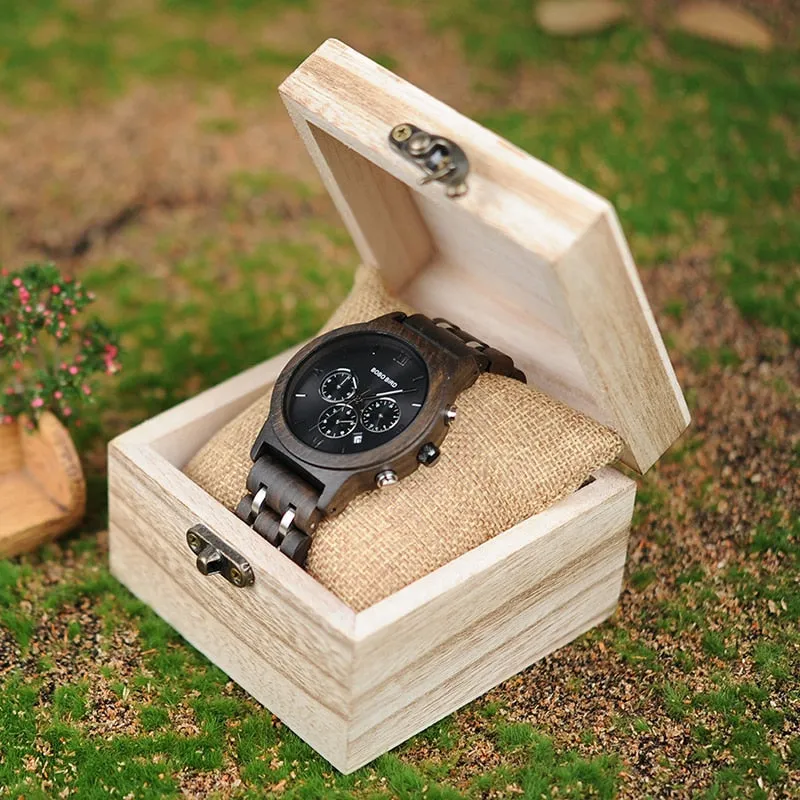 Funki Buys | Watches | Men's Luxury Wood Watch Gift Box Set