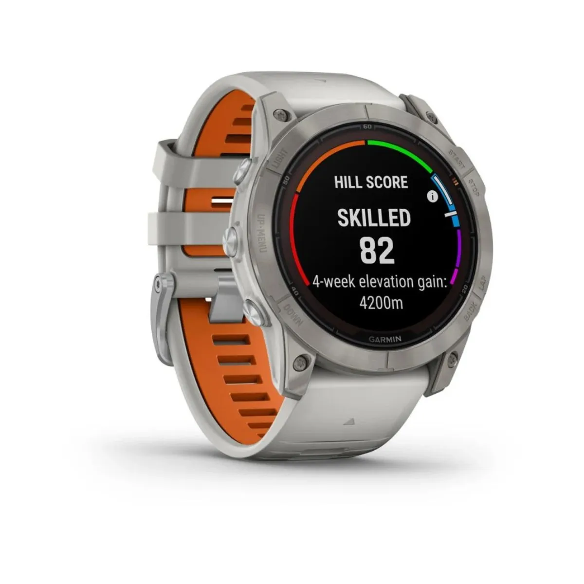 Garmin Fenix 7X Pro Sapphire Solar Edition Titanium Gray Orange Watch