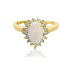 Georgini Opal Glow Rozelle Ring - Gold