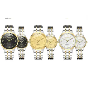 Girls and Boys Couple's Watch Women's Simple Fashion New Ultra-Thin Waterproof Quartz Watch Wrist Watch